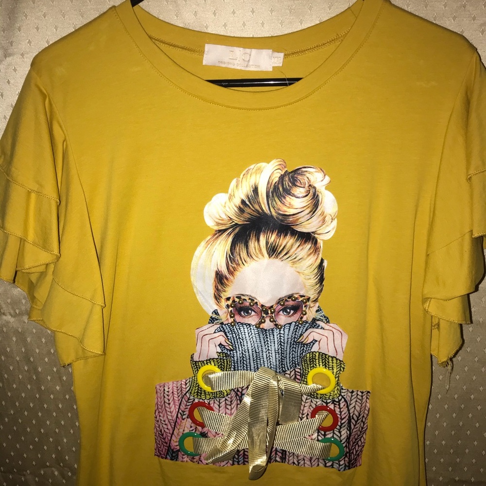 T shirt with bows